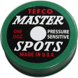 tefco master double gummed spots