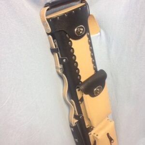 Chinees bag black/brown genuine leather