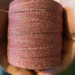 BRICK/WHITE 6/25 R.P IRISH LINEN