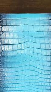 CROCODILE*SEA BLUE LEATHER