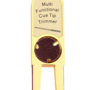 Cue Tip Trimmer Gold