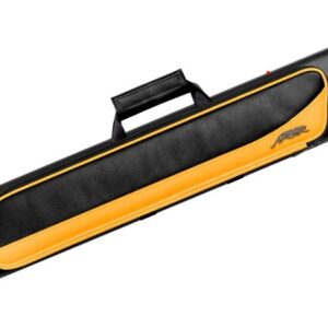 predator roadline yellow/black hard pool cue case 2buttsx4