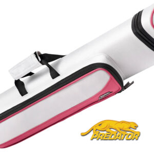 predator roadline white/pink pool cue hard case 3buttsx5 shafts