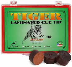 Tiger Laminated Cue Tip