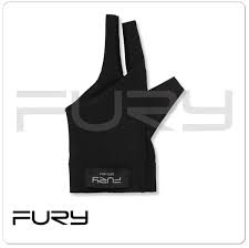 FURY GLV BLACK HALF FINGER