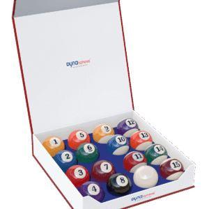 dyna spheres pool balls silver